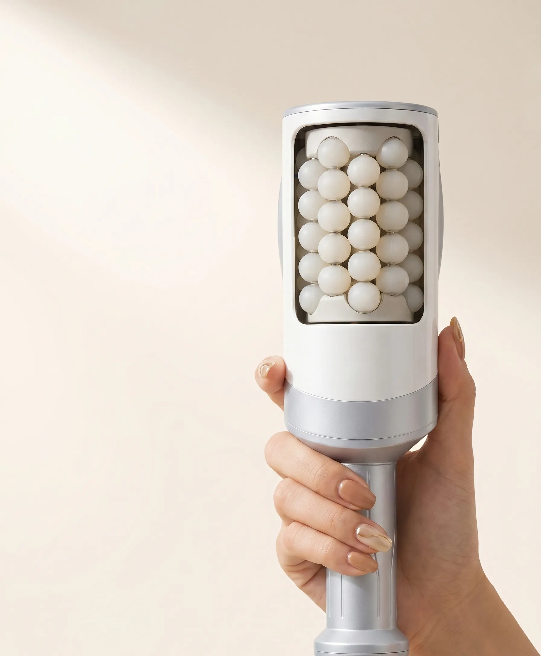 Přístroj Endospheres Essenza — silikónové sféry Compressive Micro-Vibration